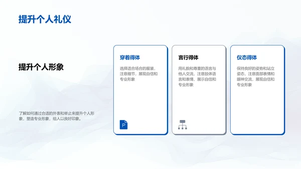 商务礼仪实务PPT模板