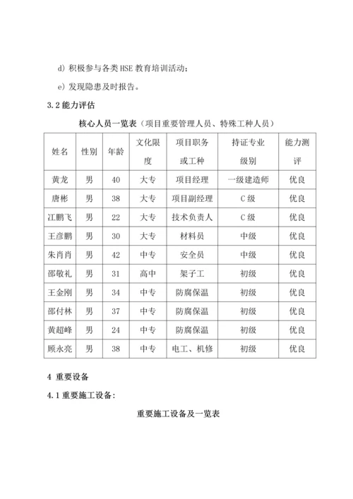 HSE作业综合计划书模板.docx