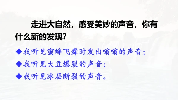 第21课 《大自然的声音》  课件