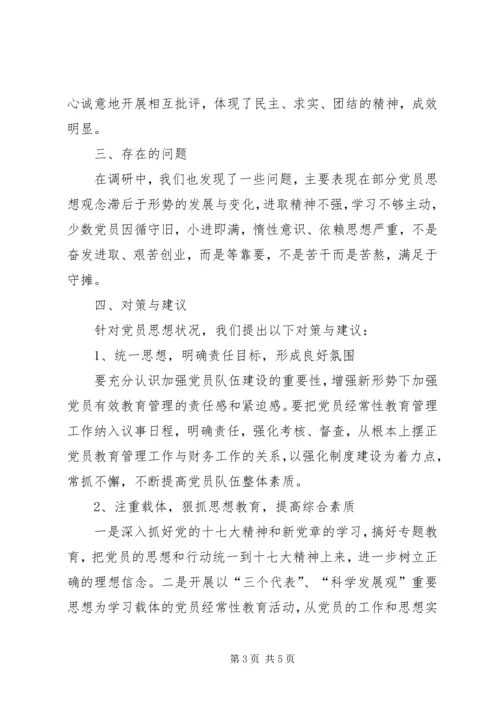 我校党员思想状况调研报告(精) (5).docx