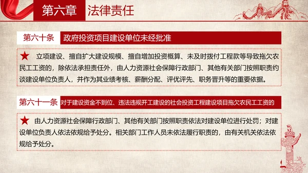 保障农民工工资支付条例全文解读PPT模板
