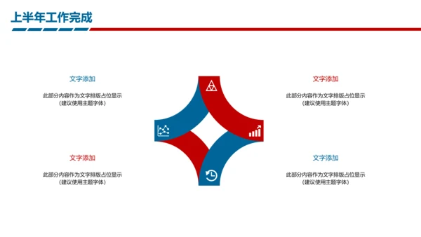 时尚精美上半年年中工作报告及下半年工作计划PPT模板