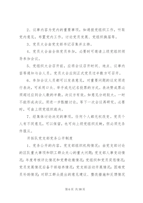 开拓队党支部管理制度.docx