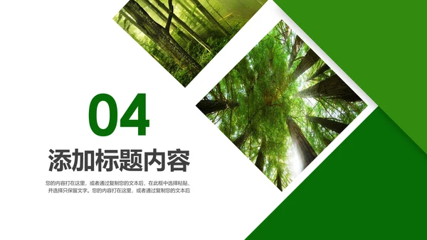 湿地森林世界湿地森林日植树造林动态PPT模板