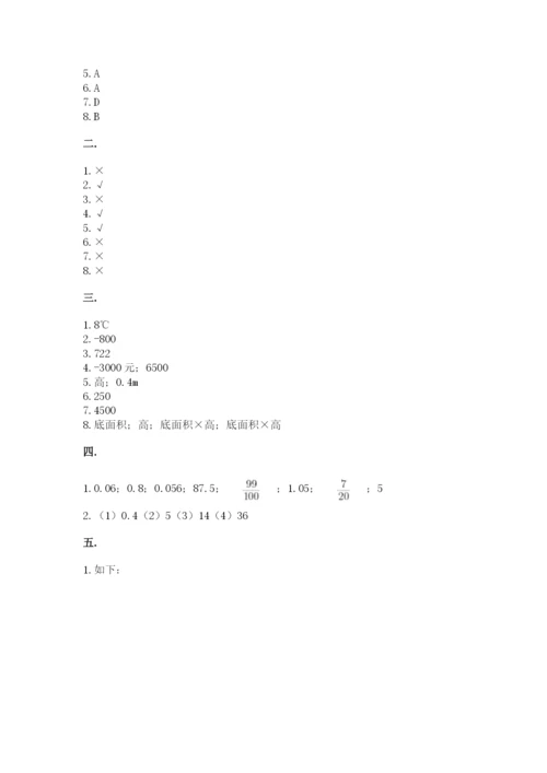 最新西师大版小升初数学模拟试卷及参考答案【a卷】.docx