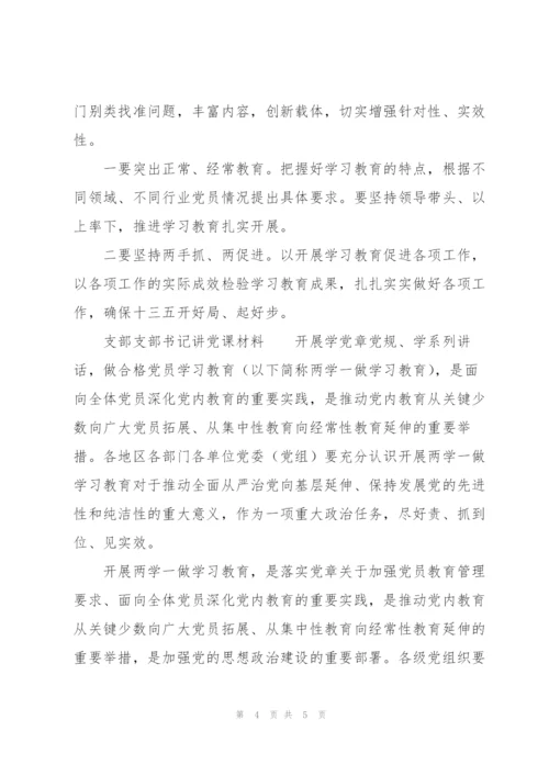 支部支部书记讲党课材料.docx