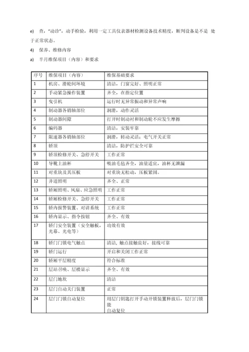 电梯维保管理专业方案.docx