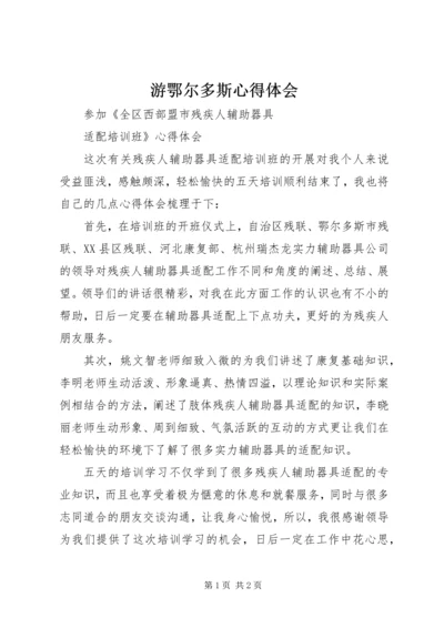 游鄂尔多斯心得体会 (2).docx