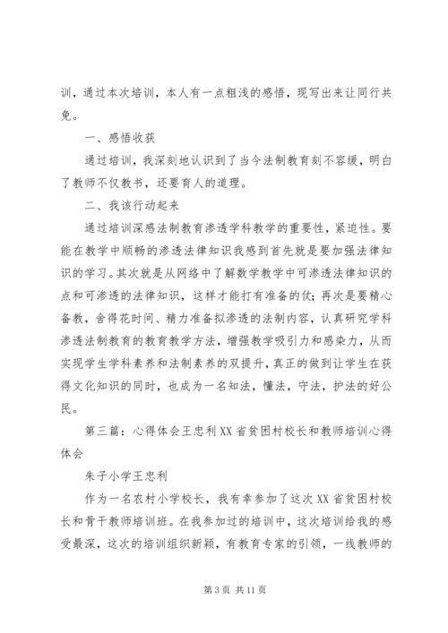 培训体会宁陕王正忠.docx