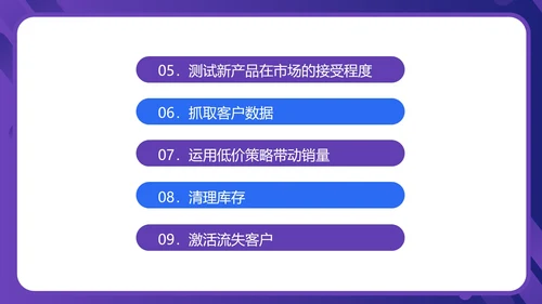 蓝色渐变水彩风家电年货节策划方案PPT模板