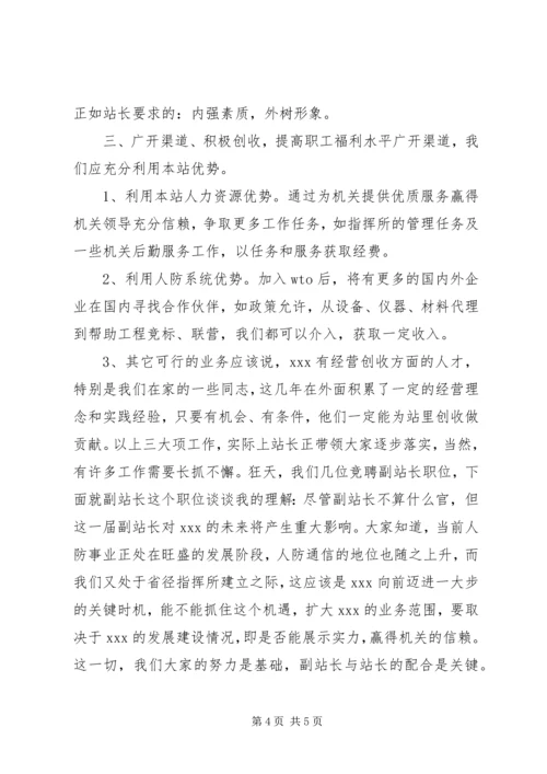 副站长竞职演讲稿 (6).docx