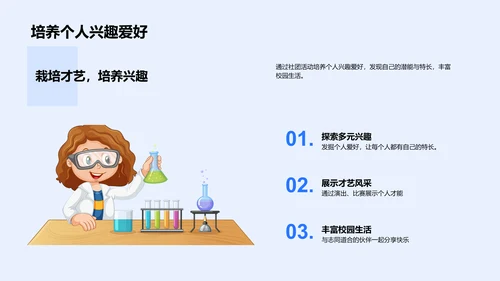 校园社团实践分享PPT模板