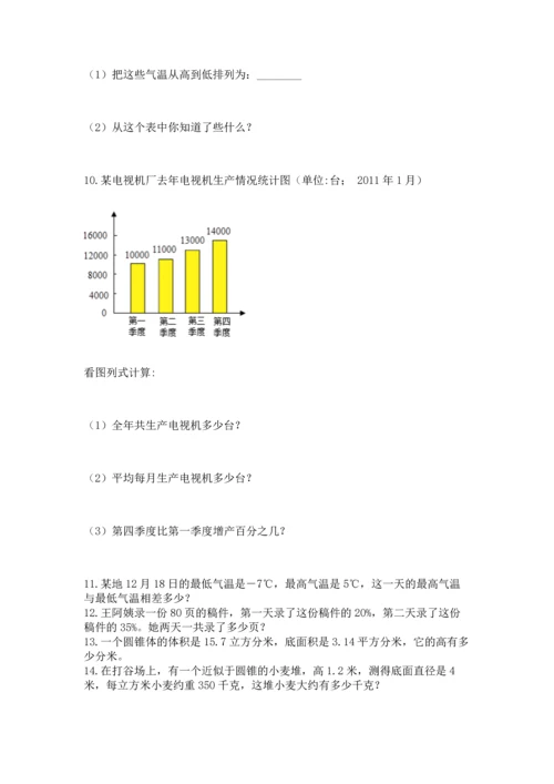 六年级小升初数学应用题50道及答案解析.docx