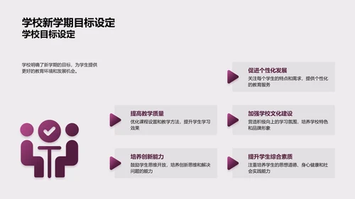 新学年教育规划PPT模板