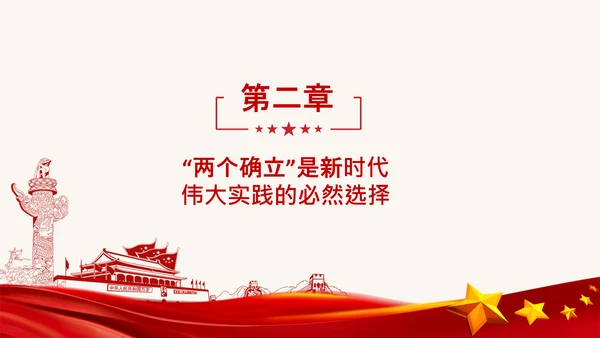 青年学习两个确立的决定性意义党课PPT课件