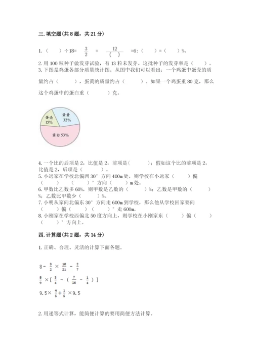 小学数学六年级上册期末卷附完整答案【名师系列】.docx