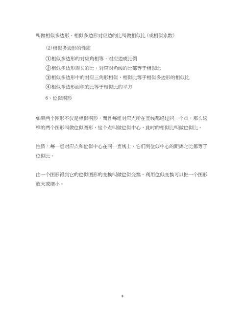 精编之初中数学知识点总结.docx