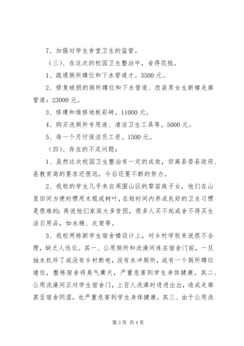 学校园卫生自查报告 (3).docx