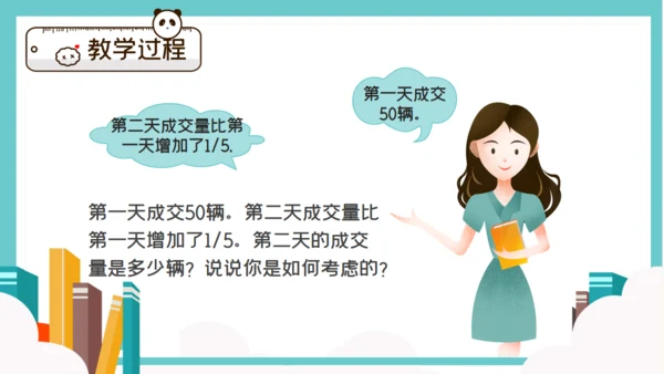 卡通简约数学分数混合运算通用PPT模板