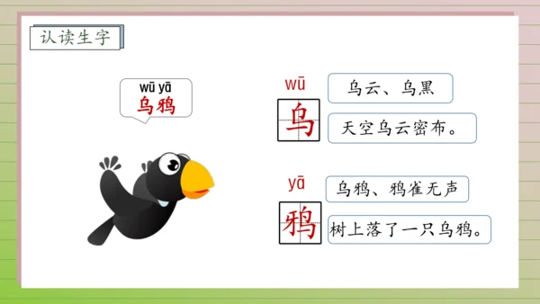【课堂无忧】汉语拼音-9. y w 任务型教学（第2课时）（课件）