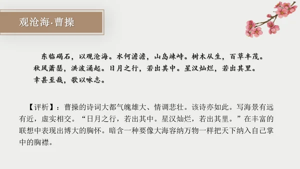 初中古诗词赏析PPT教学课件