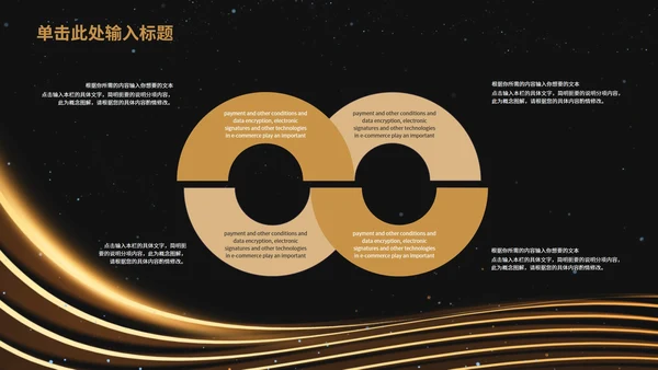 黑金年终总结汇报大会PPT模板