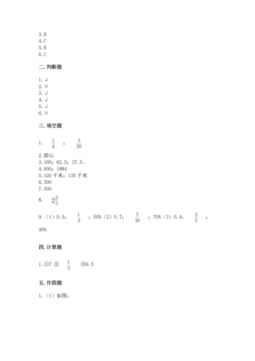 人教版六年级上册数学期末测试卷附参考答案（巩固）.docx