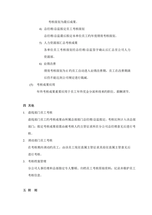 中国网通公司员工绩效考评管理新版制度.docx