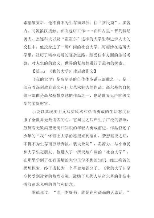 我的大学读后感800字.docx