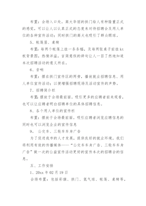 招聘会方案.docx