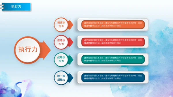彩墨岗位竞聘报告面试个人简历PPT模板
