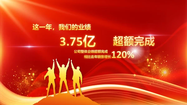 兔年新年元旦晚会2023年会答谢会PPT
