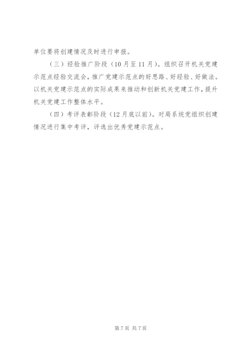 文广局党建示范点创建活动实施方案.docx