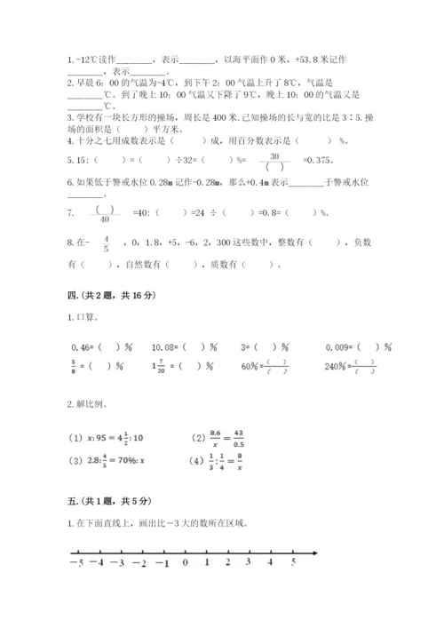 河南省平顶山市六年级下册数学期末考试试卷（培优b卷）.docx