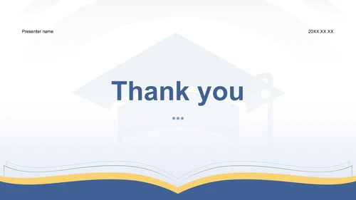 蓝色简约风博士生论文作业成果汇报PPT主题