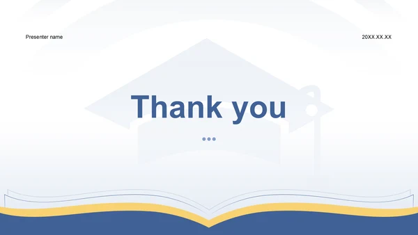 蓝色简约风博士生论文作业成果汇报PPT主题