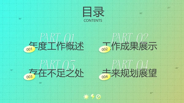 复古潮流酸性新年工作总结汇报PPT模板