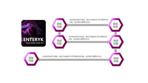 时尚紫色总结汇报PPT模板