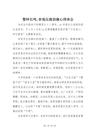 警钟长鸣,参观反腐倡廉心得体会 (2).docx