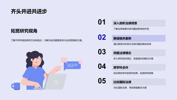 深度解析XX法律问题PPT模板