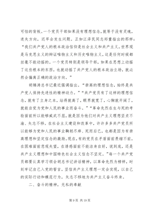 崇尚先辈风范争做优秀党员.docx