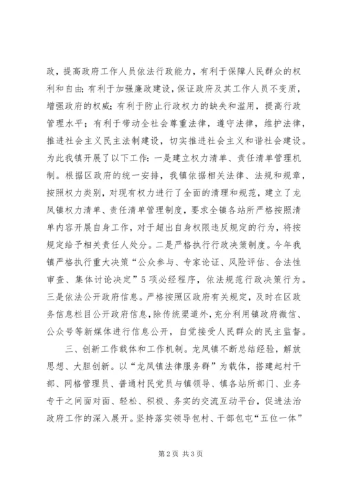 人民政府某年度法治政府建设情况报告.docx