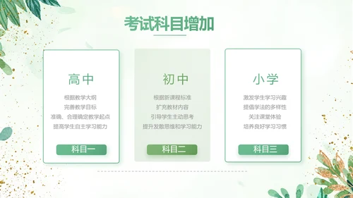 绿色小清新知识竞赛答题工作总结动态PPT模板