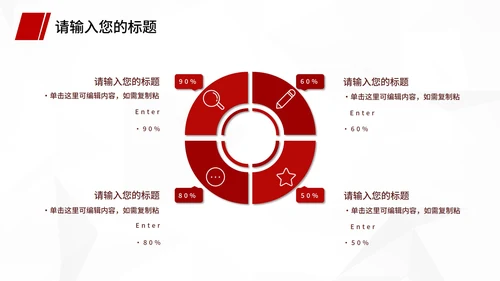 红色大气竞聘述职报告PPT模板