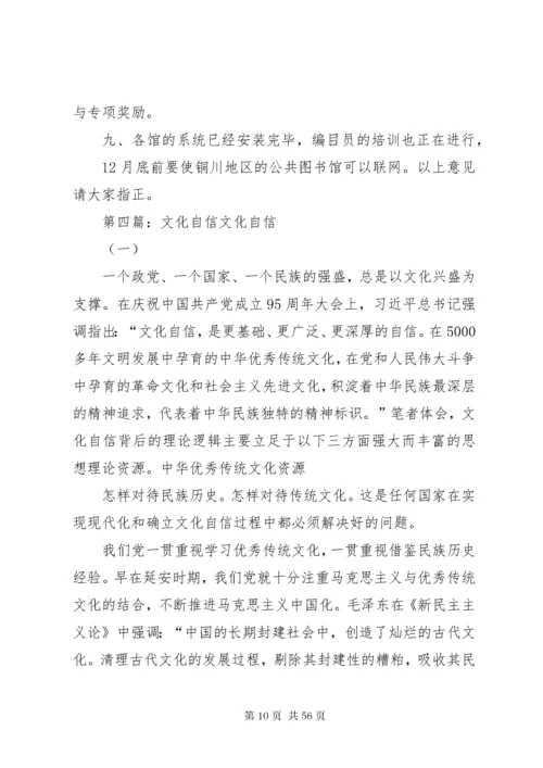 公共图书馆文化自信.docx