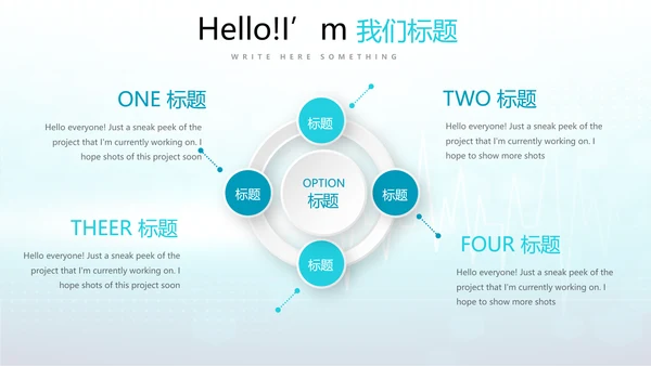 蓝色时尚医疗手术室述职报告动态PPT