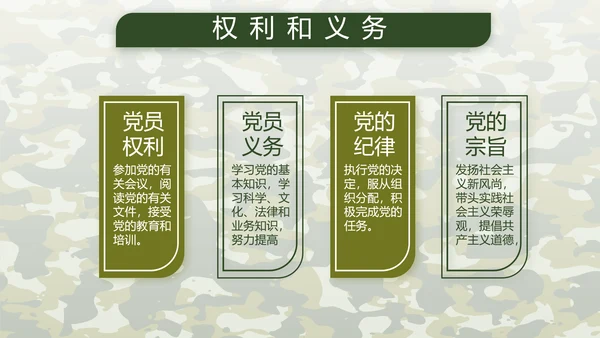 迷彩风八一建军节总结动态PPT模板