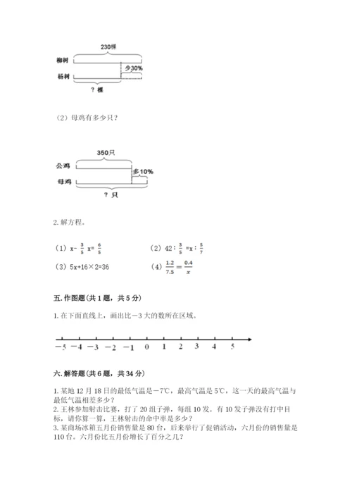 北戴河区六年级下册数学期末测试卷必考题.docx