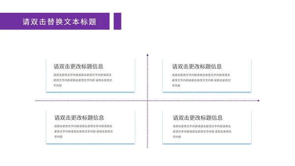 紫色清新简约风数据报告PPT模板