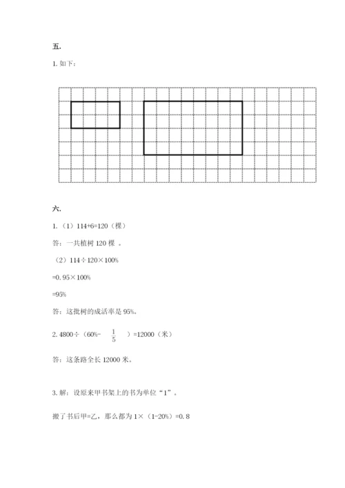 青岛版六年级数学下册期末测试题含答案（突破训练）.docx